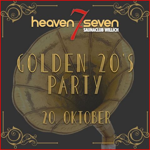20er Party Heaven 7 Seven Saunaclub fkk club